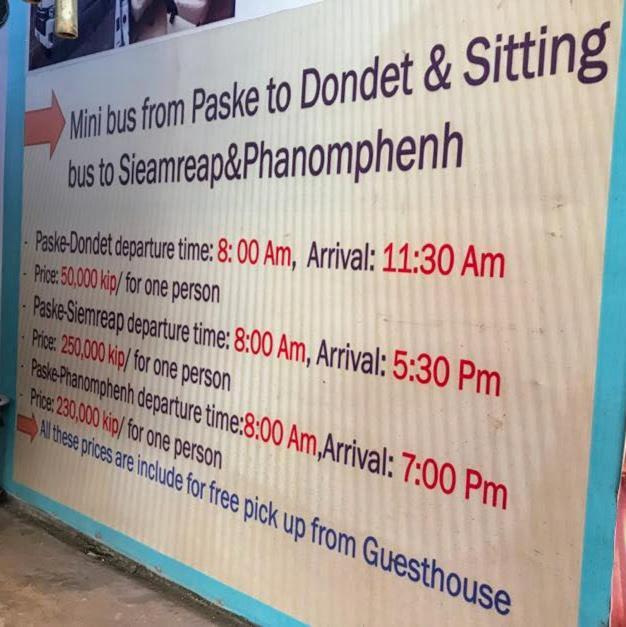 Soutchai Hostel And Tour Company Pakse Esterno foto